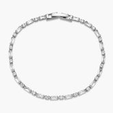 Irregular Full-Set Lab-Grown Diamond Tennis Bracelet