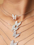 Enchanted Butterfly Lab-Grown Diamond Necklace