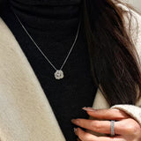 Blooming Rose Lab-Grown Diamond Necklace