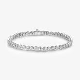 Timeless Round-Cut Lab-Grown Diamond Tennis Bracelet