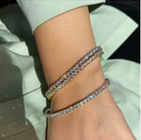 Lab Diamond Tennis Bracelet 14K Gold