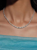 Timeless Full-Set Lab-Grown Diamond Tennis Necklace