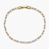 Irregular Full-Set Lab-Grown Diamond Tennis Bracelet